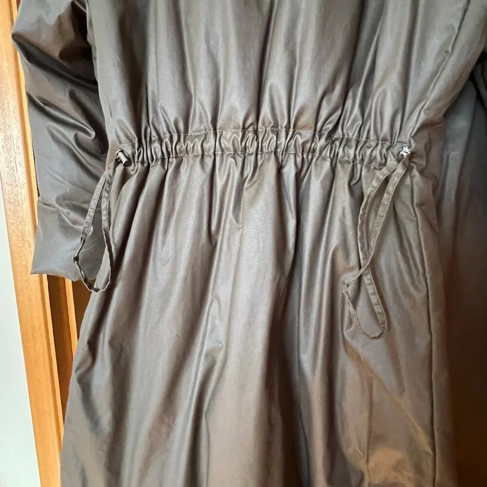 Poetry Fashion (UK) Shawl-collar Puffer Coat Dark Moss 16 Super cozy! - Picture 3 of 15